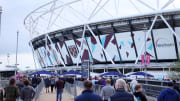 West Ham's London Stadium ahead of the Europa League semi-final with AZ Alkmaar