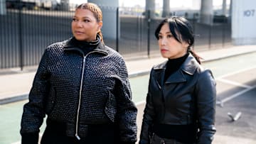 Queen Latifah as Robyn McCall and Liza Lapira as Melody "Mel" Bayani in The Equalizer season 5 