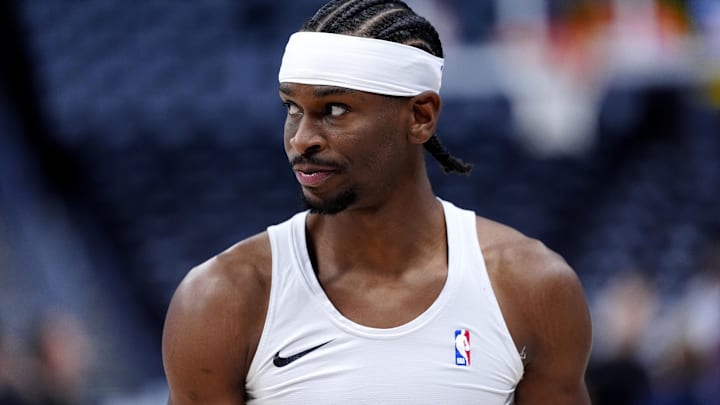 Oklahoma City Thunder guard Shai Gilgeous-Alexander on May 9, 2025.