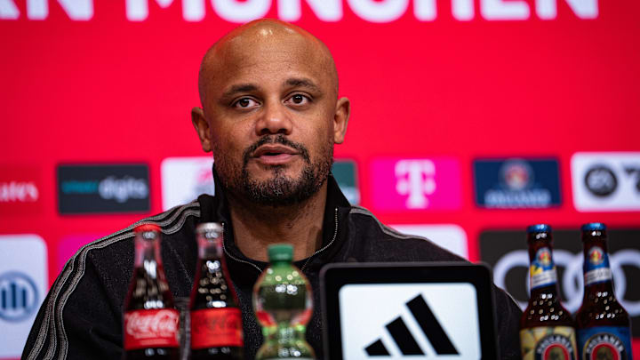 Vincent Kompany auf der Pressekonferenz (Archivbild)