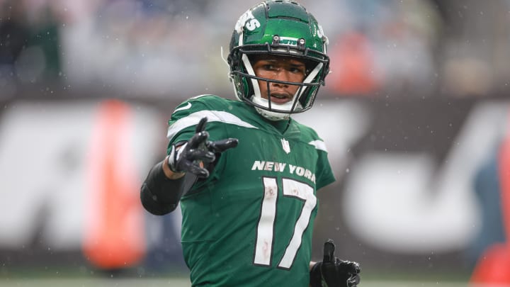 Garrett Wilson of the New York Jets is a top breakout pick in 2024 fantasy football.