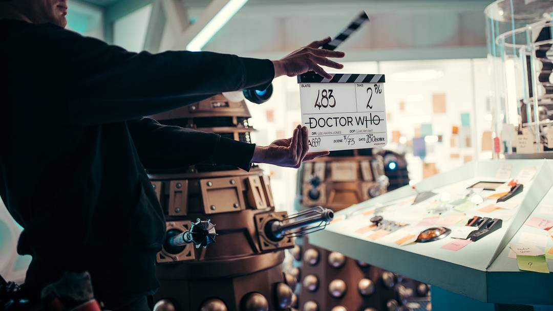 BTS, Daleks in TARDIS 2 - Doctor Who Special 2020: Revolution Of The Daleks - Photo Credit: James Pardon/BBC Studios/BBCA