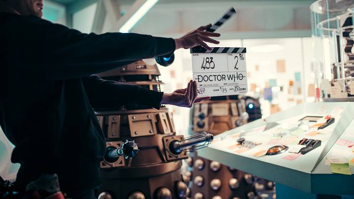 BTS, Daleks in TARDIS 2 - Doctor Who Special 2020: Revolution Of The Daleks - Photo Credit: James Pardon/BBC Studios/BBCA