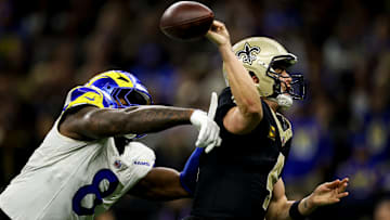 Los Angeles Rams Jared Verse v New Orleans Saints Derek Carr
