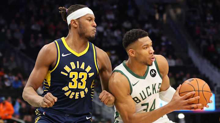 Myles Turner, Giannis Antetokounmpo