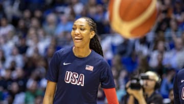 USA V Germany, Women. USA basketball showcase.
