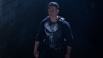 Frank Castle/The Punisher (Jon Bernthal) in Marvel Television's DAREDEVIL: BORN AGAIN, exclusively on Disney+. Photo by Giovanni Rufino. © 2025 MARVEL.
