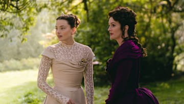 Kristine Frøseth and Leighton Meester in "The Buccaneers," premiering June 18, 2025 on Apple TV+