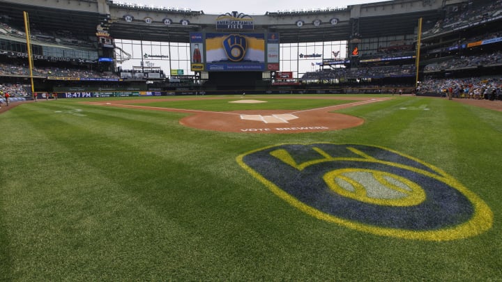 Jun 18, 2023; Milwaukee, Wisconsin, USA;  General view of the field prior to the game between the Pittsburgh Pirates and Milwaukee Brewers at American Family Field. Mandatory Credit: Jeff Hanisch-USA TODAY Sports