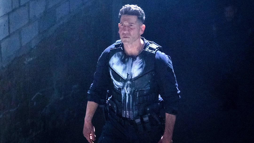 Frank Castle/The Punisher (Jon Bernthal) in Marvel Television's DAREDEVIL: BORN AGAIN, exclusively on Disney+. Photo by Giovanni Rufino. © 2025 MARVEL.
