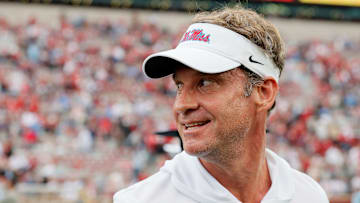 Ole Miss head coach Lane Kiffin