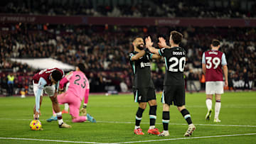 Mohamed Salah was in fine form against West Ham