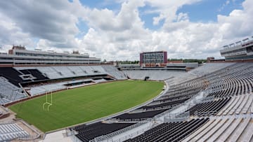 A view of the renovations being made to Doak Campbell Stadium as seen on Friday, July 18, 2025.