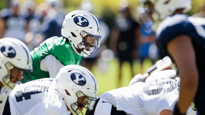 Gerry Bohanon under center at BYU Fall camp