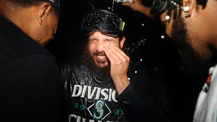 Andrés Muñoz fue uno de los lanzadores clave para que los Marineros aseguraran el Campeonato Divisional este 2025