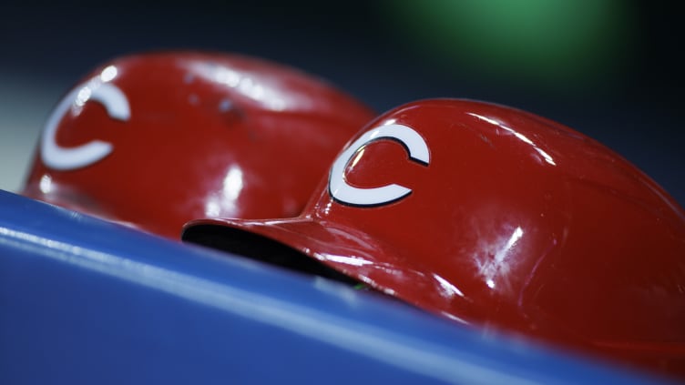 Cincinnati Reds helmets