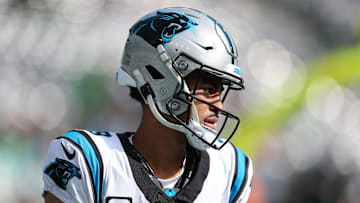 Carolina Panthers quarterback Bryce Young