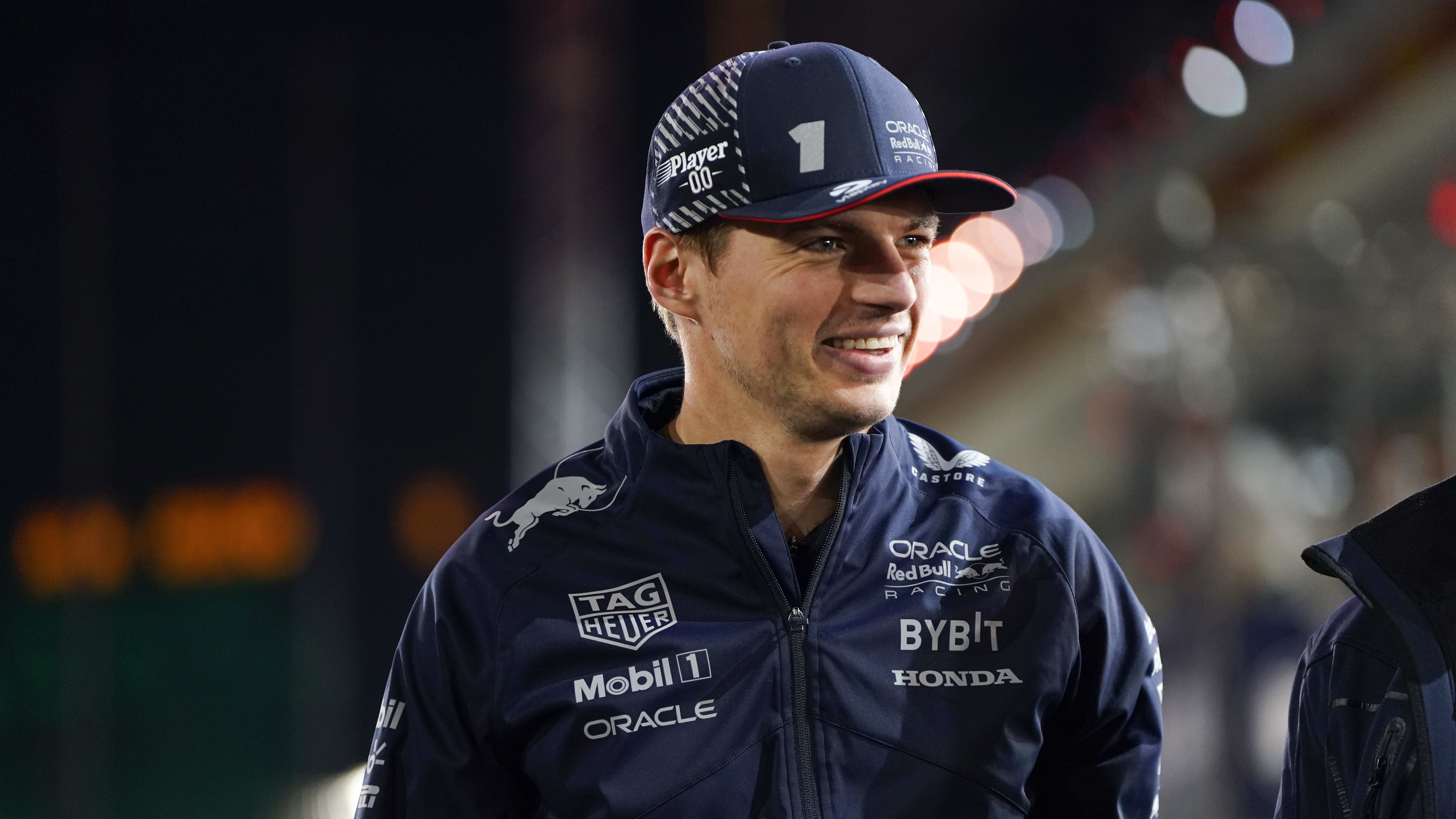 Nov 18, 2023; Las Vegas, Nevada, USA; Red Bull Racing Honda driver Max Verstappen of Netherlands (1)