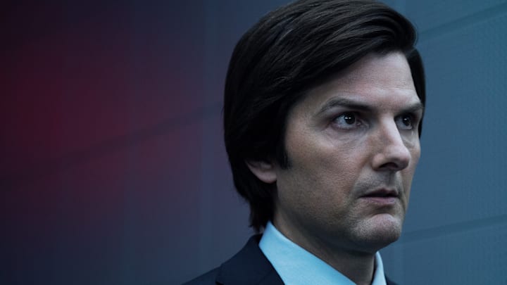 Adam Scott in "Severance," now streaming on Apple TV+