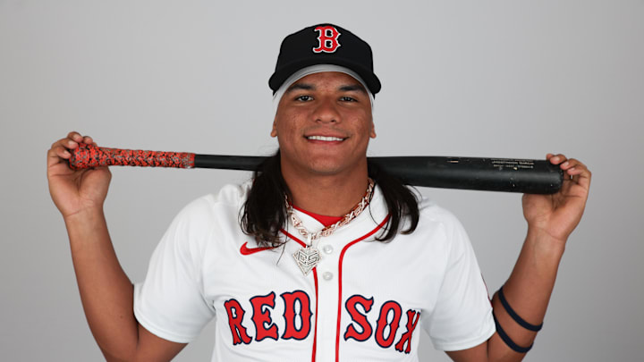 Jhostynxon Garcia at Spring Training.