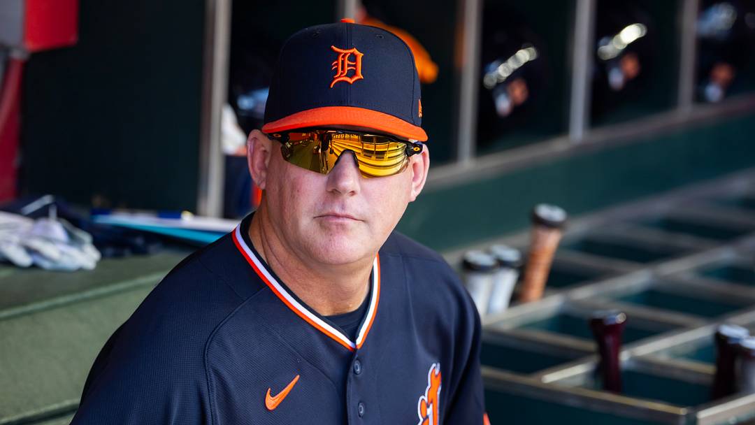 Tigers manager AJ Hinch in the dugout against the Diamondbacks. Credit: Mark J. Rebilas-Imagn Tigers manager AJ Hinch in the dugout against the Diamondbacks. Credit: Mark J. Rebilas-Imagn