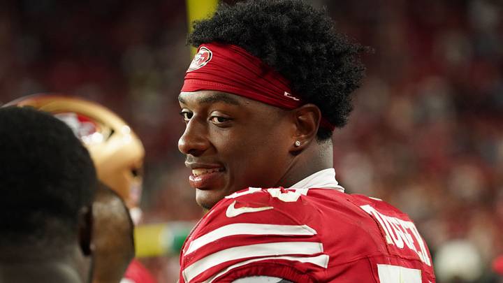 San Francisco 49ers linebacker Jaden Dugger