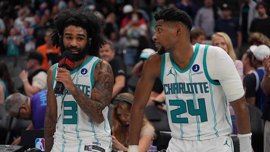 Coby White and Brandon Mille