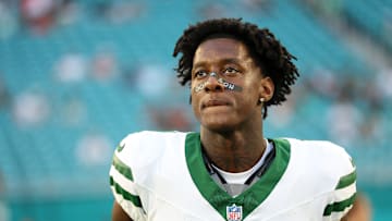 Sauce Gardner with the New York Jets