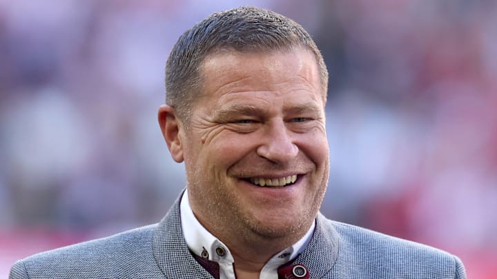 Max Eberl bei der Meisterfeier. Max Eberl bei der Meisterfeier.