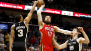 San Antonio Spurs y New Orleans Pelicans se enfrentan en el torneo play in de la NBA