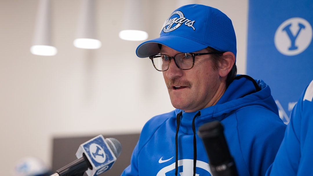 BYU offensive coordinator Aaron Roderick