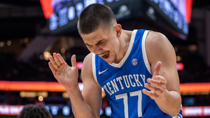 Guard Kerr Kriisa reacts during the first half against the Gonzaga Bulldogs. Guard Kerr Kriisa reacts during the first half against the Gonzaga Bulldogs.