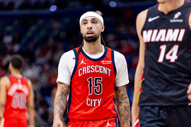 New Orleans Pelicans Guard Jose Alvarado (15)