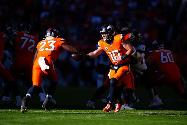 It was nothing but sunshine for Bo Nix and the Broncos while routing the Falcons.