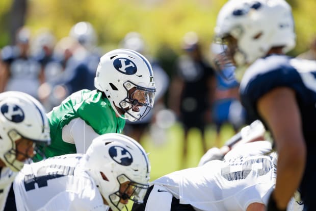 Gerry Bohanon under center at BYU Fall camp