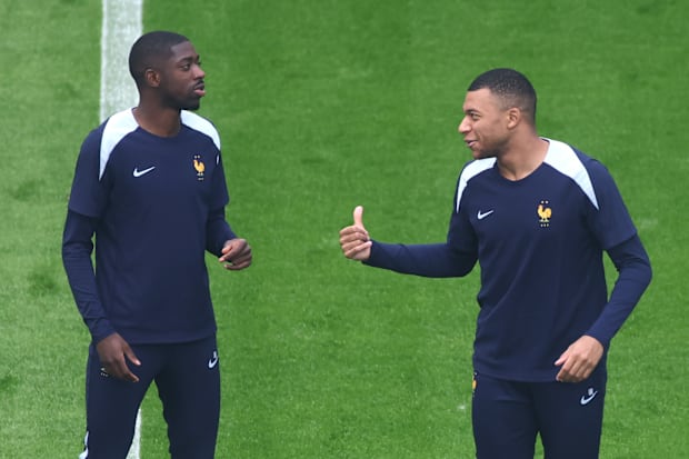 Ousmane Dembélé, Kylian Mbappé