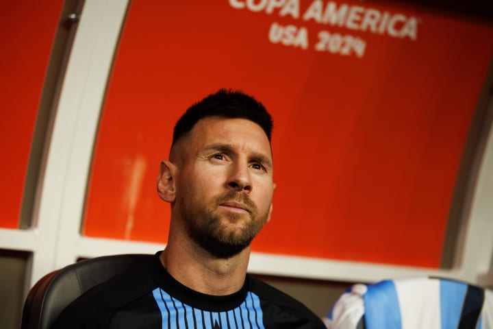 Messi is still on international duty with Argentina
