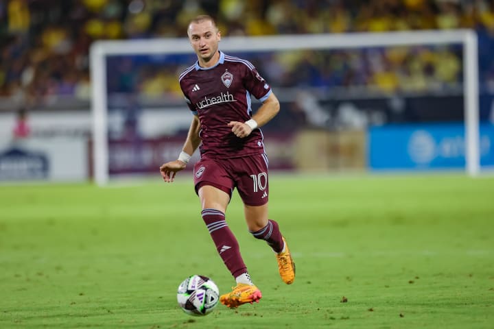 Djordje Mihailovic leads the attack for the Rapids