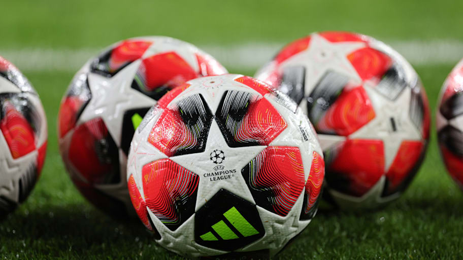 Champions League ball and logo