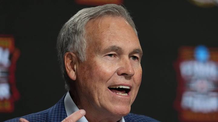 Mike D’Antoni during the Naismith Hall of Fame press conference at Lucas Oil Stadium on April 4, 2026.