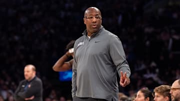 Sacramento Kings head coach Mike Brown looks on during the second quarter against the New York Knicks. Mandatory Credit: John Jones-Imagn Images