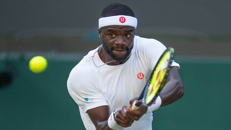 Frances Tiafoe fell to Alexander Bublik at Wimbledon. 