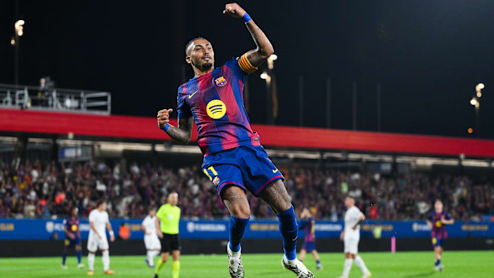 Raphinha, do Barcelona, está na mira do Manchester United