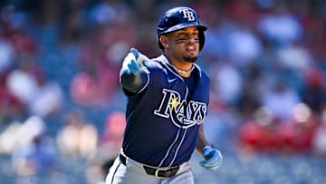 Tampa Bay Rays designated hitter Christopher Morel (24)