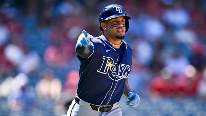 Tampa Bay Rays designated hitter Christopher Morel (24)