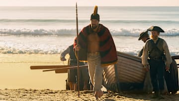 Jason Momoa in Chief of War - Credit: Apple TV+