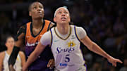 Los Angeles Sparks forward Dearica Hamby is a solid prop target on Monday.