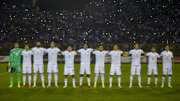 Jugadores de la selección mexicana.