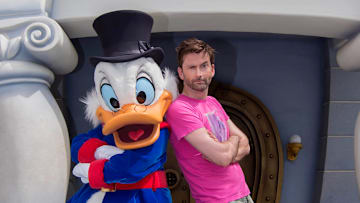 David Tennant Visits Disneyland Disneyland