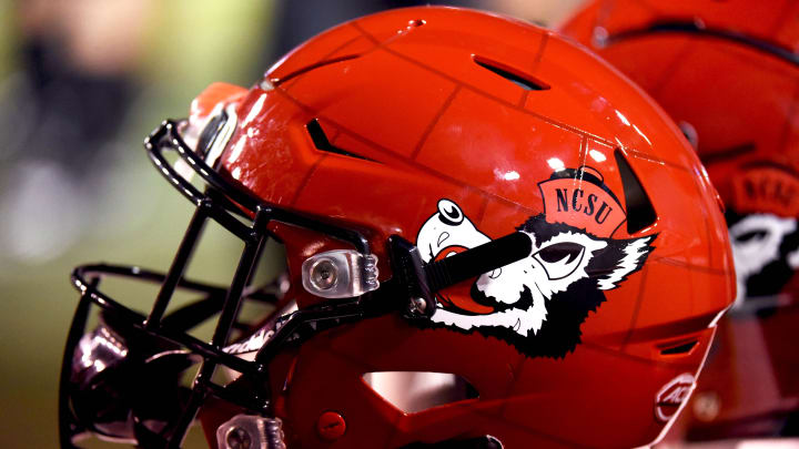 NC State football helmet